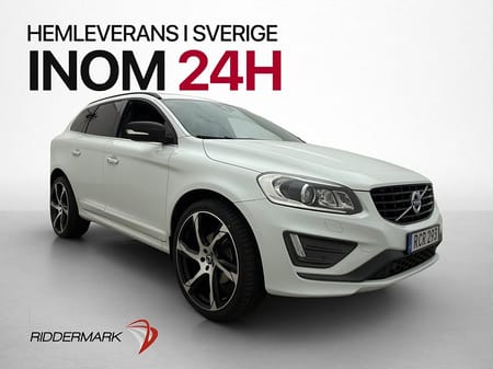 Volvo XC60 D4 AWD 190hk R-Design BLIS Pano Drag PDC VOC