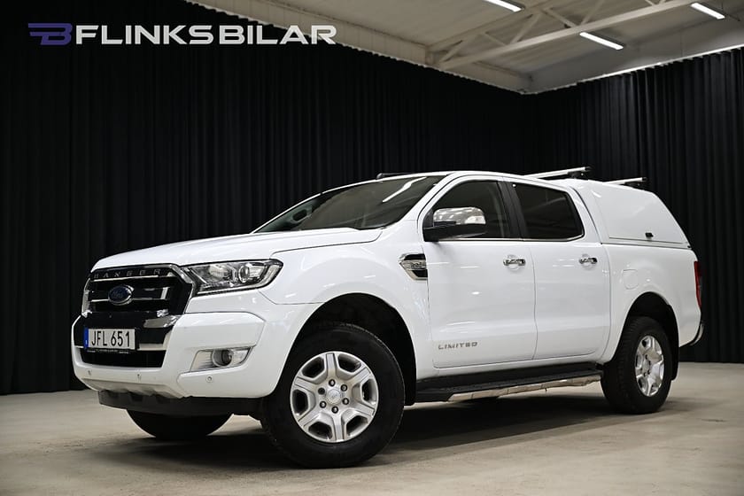 Bild 1 av Ford Ranger Dubbelhytt 160HK Automat|Limited|Drag|Värmare|Kåpa|Leasbar|SeUtr!
