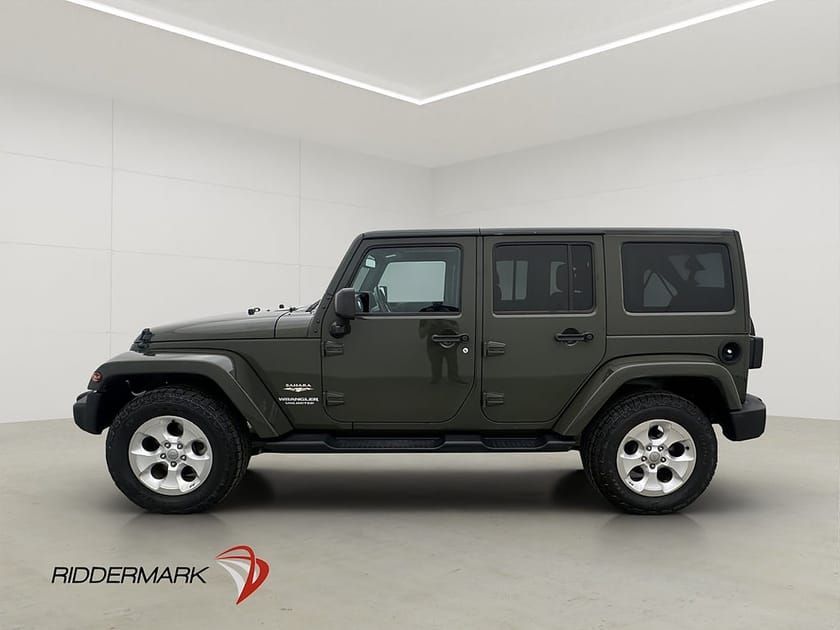 Bild 4 av Jeep Wrangler Unlimited 2.8 4WD 200hk Sahara Dragkrok Navi Skinn