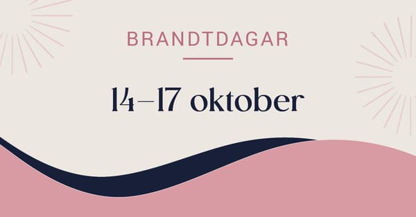 Brandtdagar 14-17 oktober