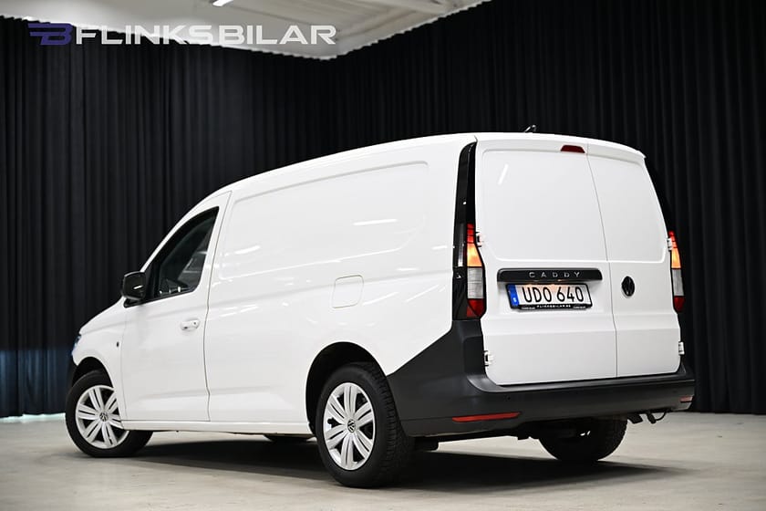 Bild 4 av Volkswagen Caddy Cargo Maxi DSG 122HK V-Inredd|LED|Drag|Värmare|EnÄgare|Leasbar