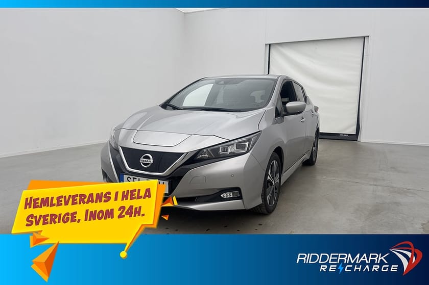 Bild 1 av Nissan Leaf 40 kWh Tekna BOSE 360° Kamera Navi Rattvärme