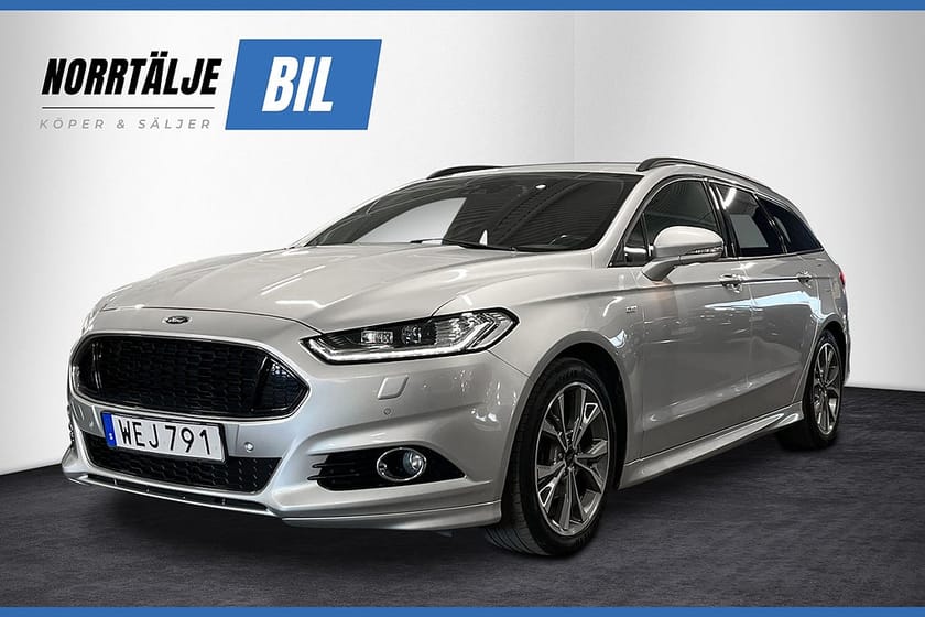 Bild 1 av Ford Mondeo Kombi 2.0 180 HK TDCi AUT ST-LINE DRAG D-VÄRM NAVI 18"