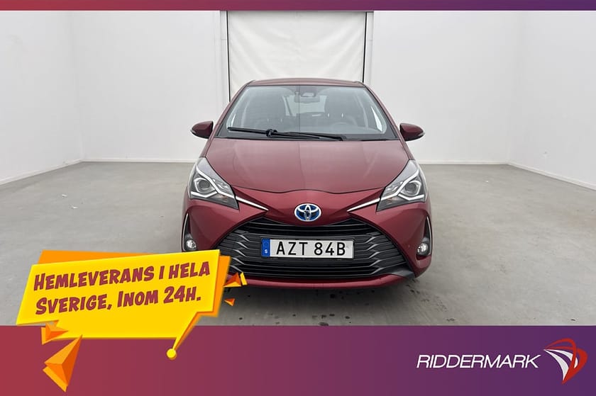 Bild 2 av Toyota Yaris Hybrid e-CVT 101hk B-Kamera M-Värmare
