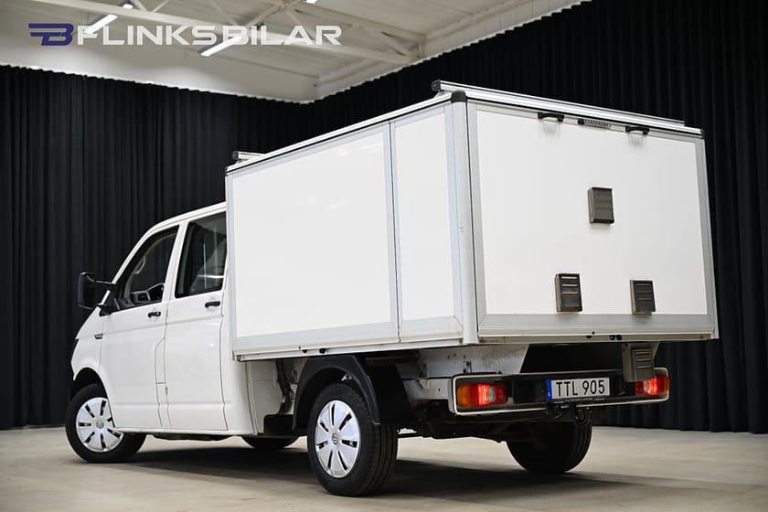 Bild 4 av Volkswagen Transporter Chassi Dubbelhytt 4Motion 150HK Dubbelhytt|Kåpa|Inredd|Leasbar|SeUtr!