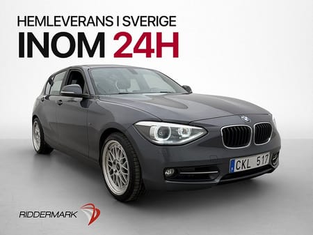 BMW 120d 120 184hk Sport line Sensorer Värmare Farthållare Drag