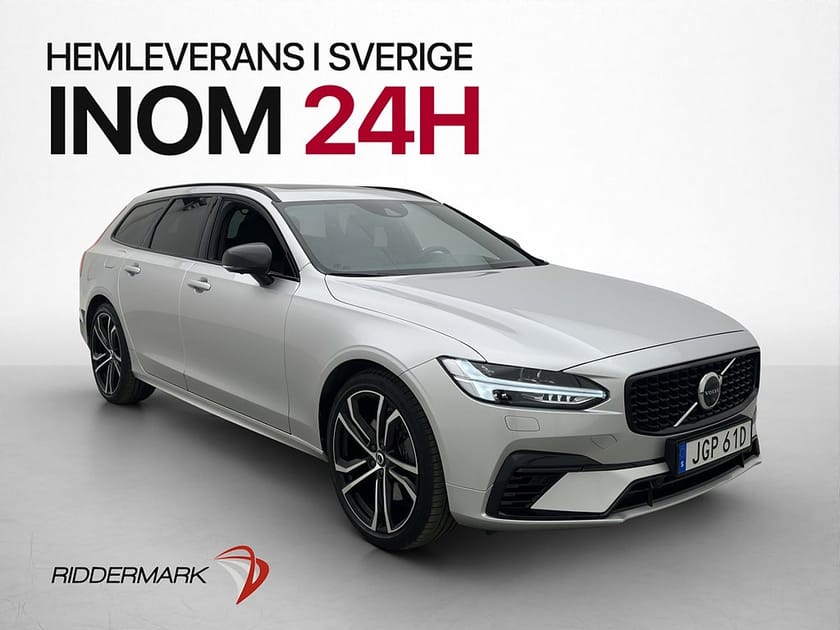Bild 3 av Volvo V90 T8 AWD R-Design Värmare H/K Dragkrok HUD Pano 360°