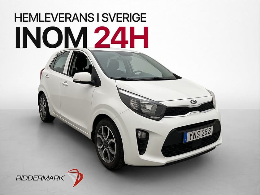 Bild 1 av Kia Picanto 1.0 MPI 67hk GLS Kamera CarPlay Rattvärme