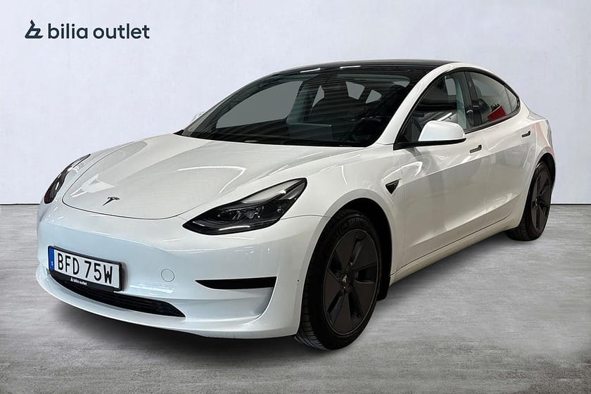 Bild 1 av Tesla Model 3 Standard Range Autopilot Skinn 360°kam Panoglas