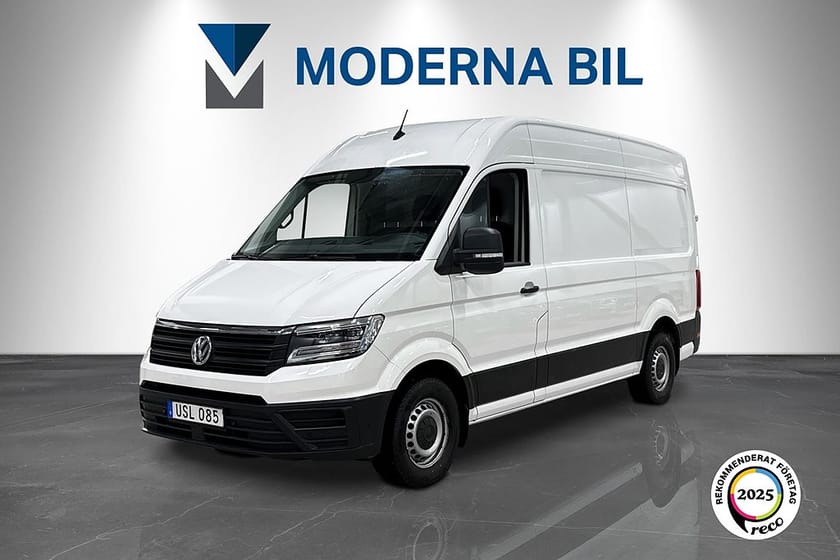 Bild 1 av Volkswagen Crafter 35 2.0 TDI 177hk L2H2 Aut Dragkrok D-värm Bkam Nyservad