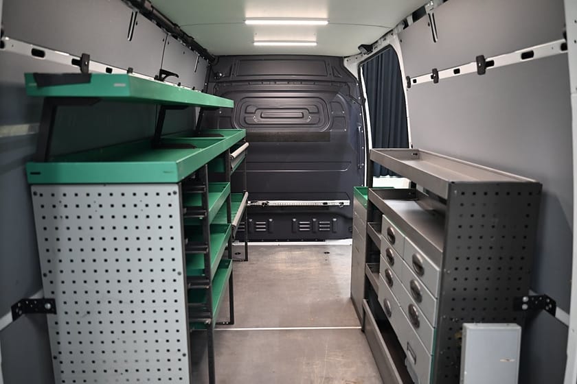 Bild 2 av Mercedes-Benz Sprinter 314 CDI FWD Panel Van 143HK 9G Automat|Servicebil|Inredd|LED|Leasbar
