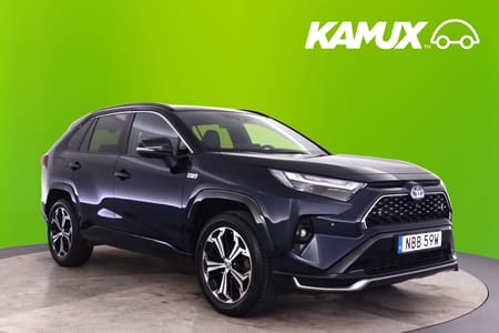Toyota RAV4 Plug-in Hybrid 2.5 AWD 306hk Style Premium 360 Drag HuD GPS Läder Elstol