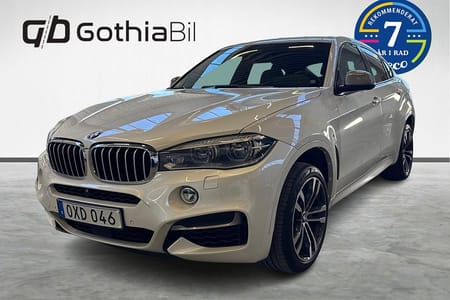 BMW X6 M50d Aut M Sport HUD Värmare Navi Pano Drag Läder Nybes