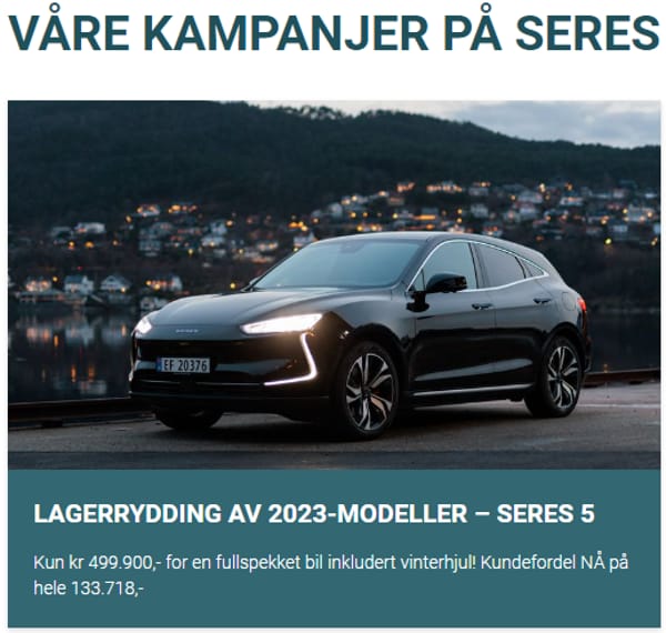 Våre kampanjer på Seres