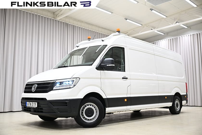 Bild 1 av Volkswagen Crafter 177HK Lång|Automat|Inredd|LED|Drag|Värmare|Lågmil|Moms