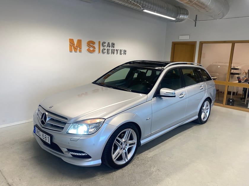 Bild 1 av Mercedes-Benz C 220 T CDI BE AMG Line Pano Sensorer M-värme