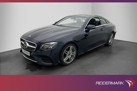 Mercedes-Benz E 300 Coupé 245hk AMG Pano Kamera P-Värm Navi