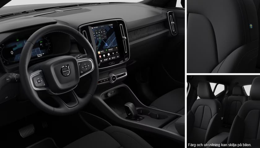 Bild 4 av Volvo EX40 Single Motor Extended Range M R Plus Black SE