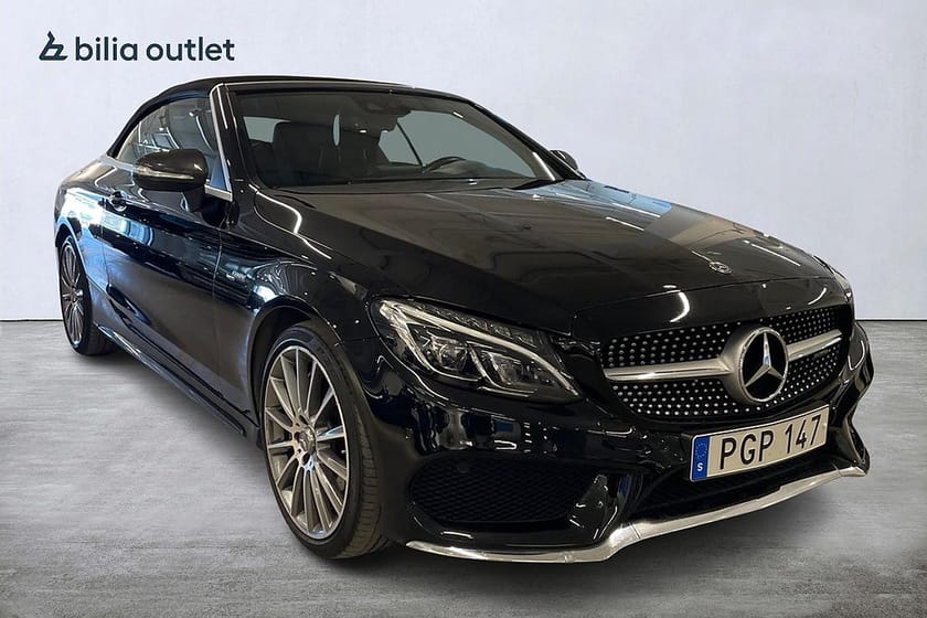 Bild 4 av Mercedes-Benz C 250 Cabriolet AMG Line B-Kam / Navi / Burmester / Skinn