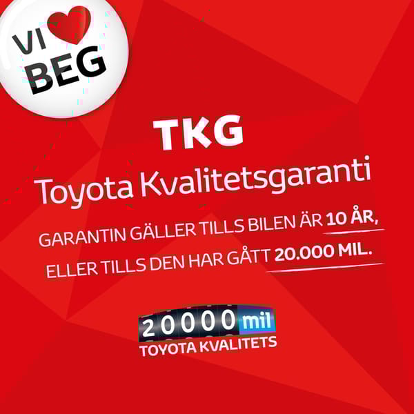 Garantin gäller tills bilen är 10 år, eller tills den har gått 20,000 mil.