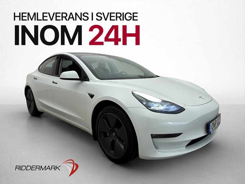 Bild 4 av Tesla Model 3 Long Range AWD Kamera Rattvärme Svensksåld