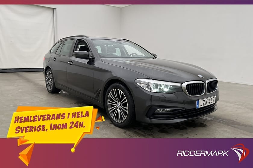 Bild 1 av BMW 520d xDrive Touring Pano H/K Navi Kamera Elstolar 190hk