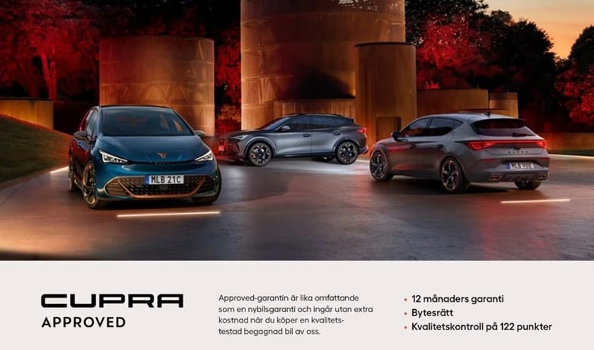 Bild 3 av CUPRA Born 58 150 KW / 204 HK / 62KWh