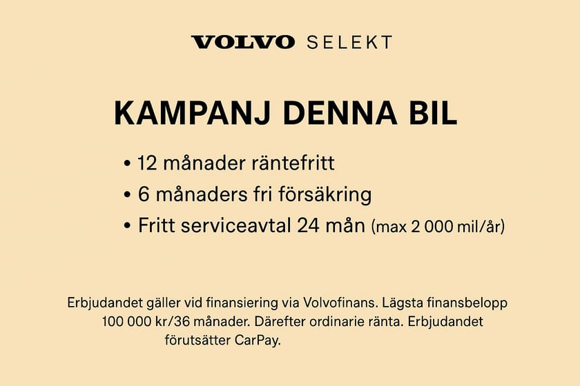 Bild 2 av Volvo V60 T6 Plus Dark Edition 0% RÄNTA FRI SERVICE