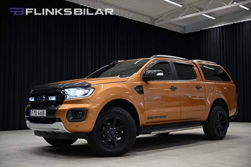 Bild 1 av Ford Ranger Dubbelhytt 213HK Automat|Wildtrack|Kåpa|Inredd|Dubbelgolv|SeUtr!