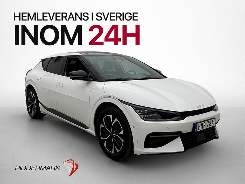 Bild 1 av Kia EV6 77.4 kWh AWD GT-Line 360° HuD Drag Värmare Navi