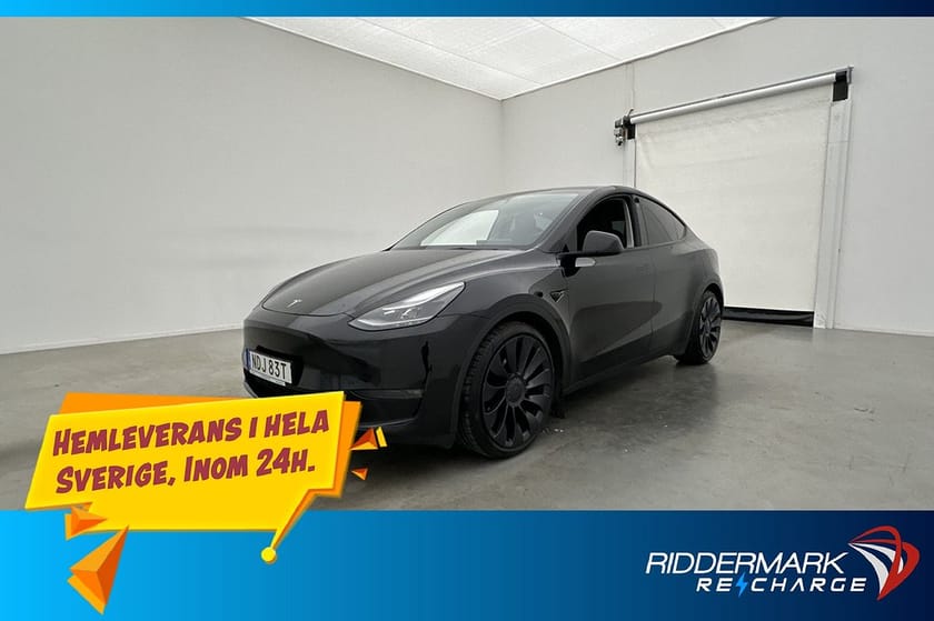 Bild 1 av Tesla Model Y Performance AWD Autopilot Svensksåld Drag