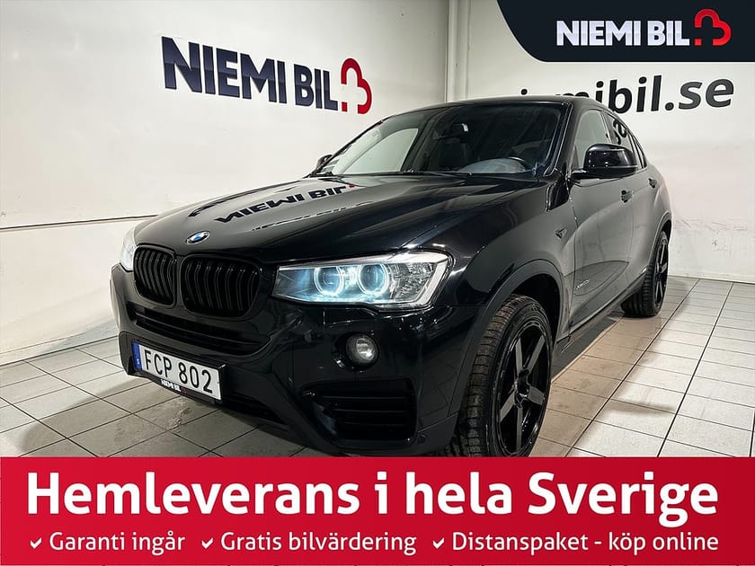 Bild 1 av BMW X4 xDrive20d Kamera Pano Drag HiFi GPS Dvärm S/V-hjul