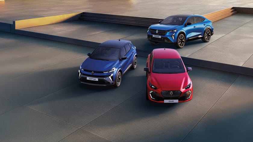 semestra i en ny Renault bakgrundsbild