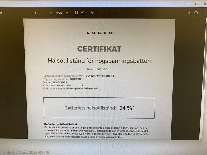 Bild 5 av Volvo XC40 Recharge Single Motor Core Edition