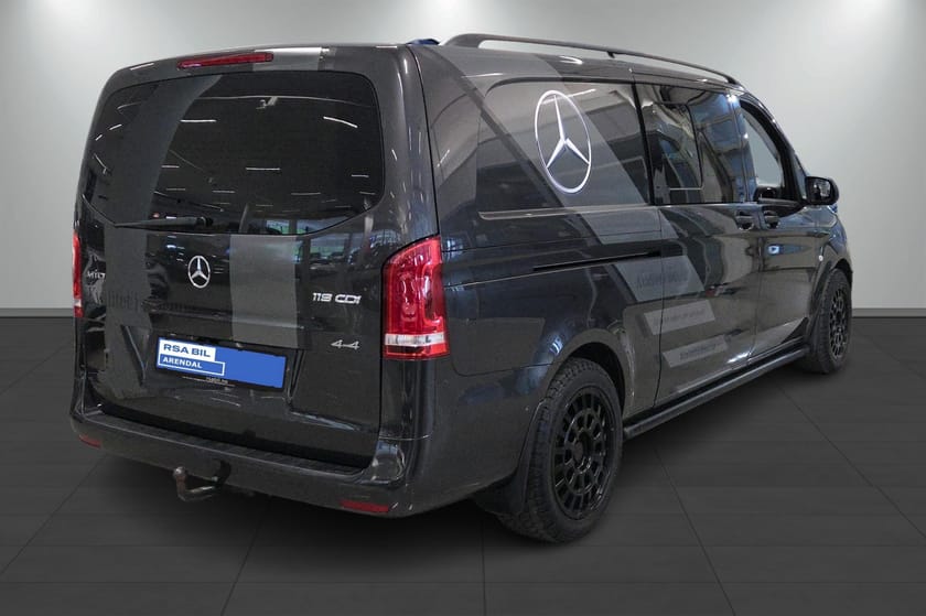 Bilde 3 av Mercedes-Benz Vito Mixto 119 CDI 4x4 3.0t TOPPUTSTYRT MIXTO| LAZER | MODUL-SYSTEM | WEBASTO