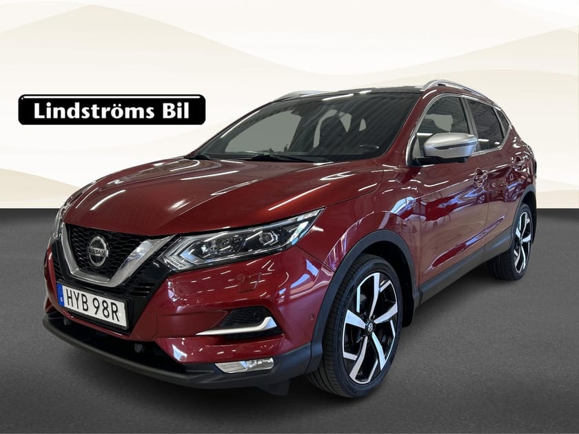 Bild 1 av Nissan Qashqai 1.3 DIG-T DCT TECKNA+ SKINN BOSE PANORAMA V-HJUL