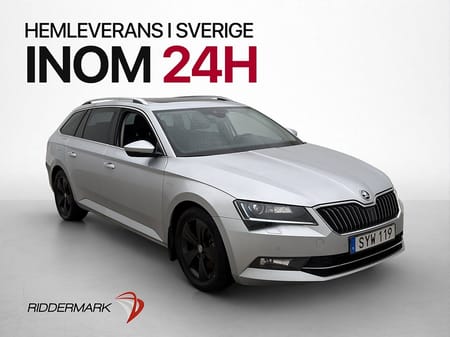 Škoda Superb Kombi Skoda 190hk 4x4 L&K Värm Pano Canton Kamera Navi Drag