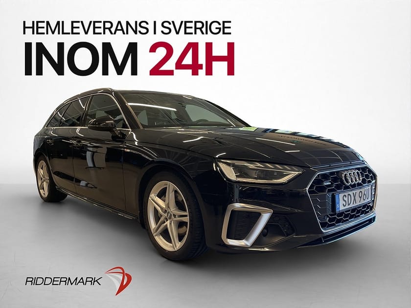 Bild 3 av Audi A4 Avant 40 TDI quattro Q 190hk S-Line Cockpit Värm Drag Matrix Navi