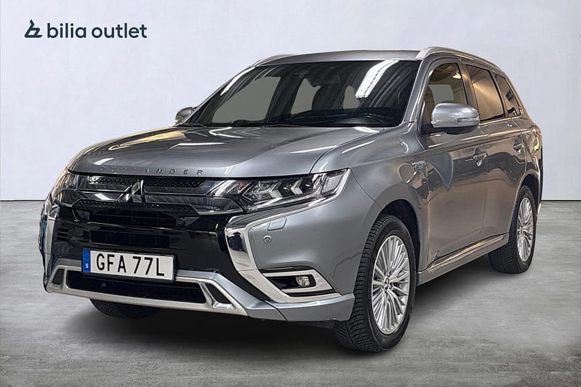 Bild 1 av Mitsubishi Outlander PHEV CVT Business 224hk Drag Rattvärm Läder 360°k
