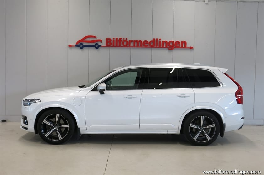 Bild 1 av Volvo XC90 Recharge T8 AWD R-Design 7-sits Luftfjädring Drag skinn m.m