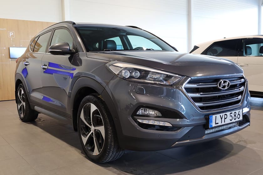 Bild 4 av Hyundai Tucson 1.6 T-GDI AWD AUT Pano Kamera Navi Läder