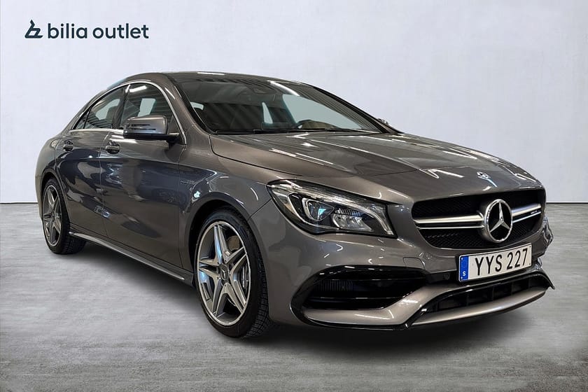Bild 4 av Mercedes-Benz AMG CLA 45 4MATIC Coupé 381hk CarPlay B-kamera AMG-avgas
