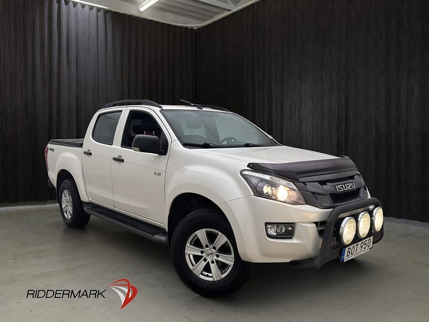 Bild 1 av Isuzu D-Max Crew Cab Limited 2.5 4WD Värmare Drag Skinn Moms 1-Ägare