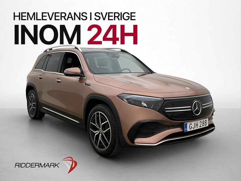 Bild 4 av Mercedes-Benz EQB 350 4MATIC AMG 7 Sits Pano HUD 360 Värmare