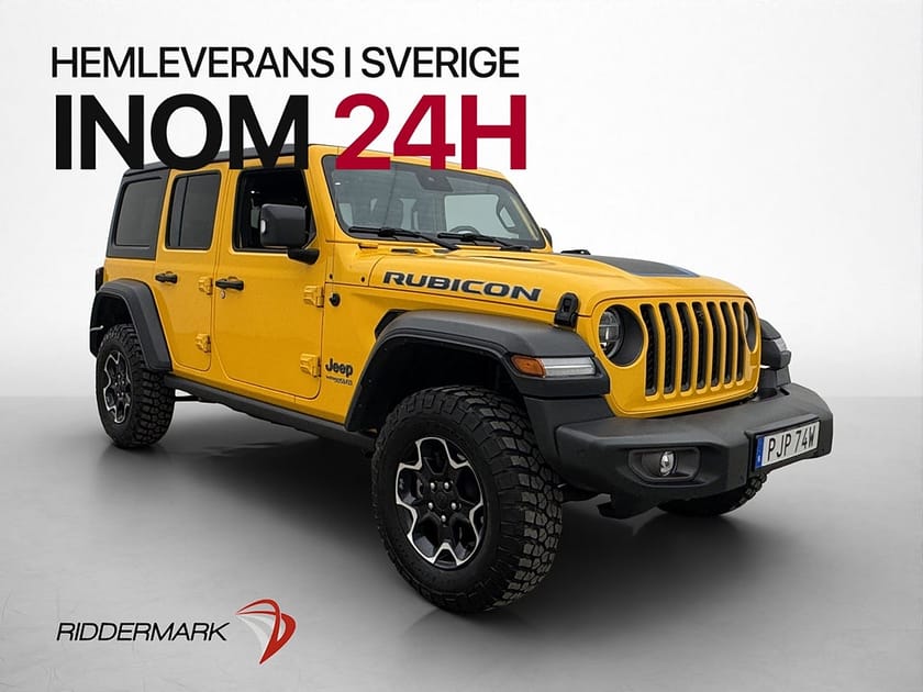 Bild 1 av Jeep Wrangler Unlimited 4xe Rubicon Kamera Alpine Rattvärme