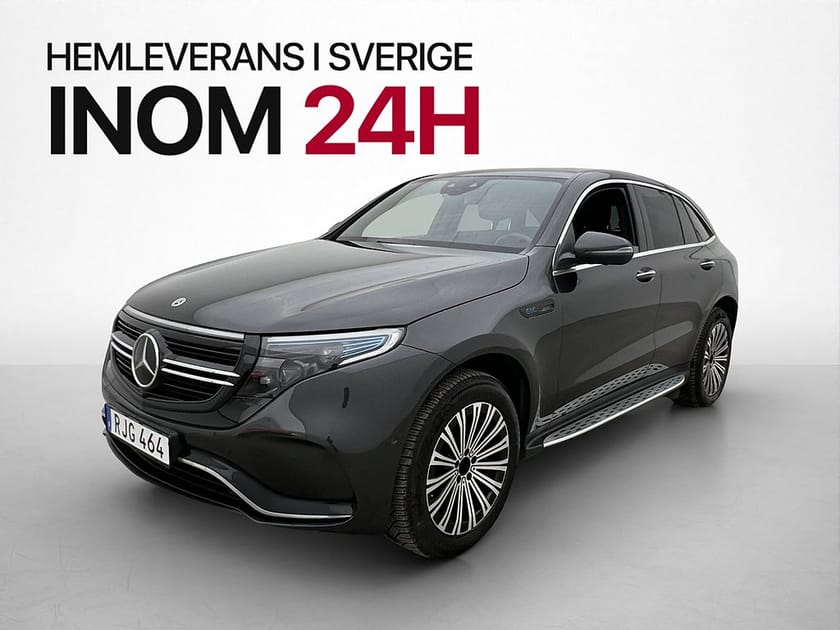 Bild 1 av Mercedes-Benz EQC 400 4MATIC 4M AMG Värmare Taklucka Burm HUD Drag