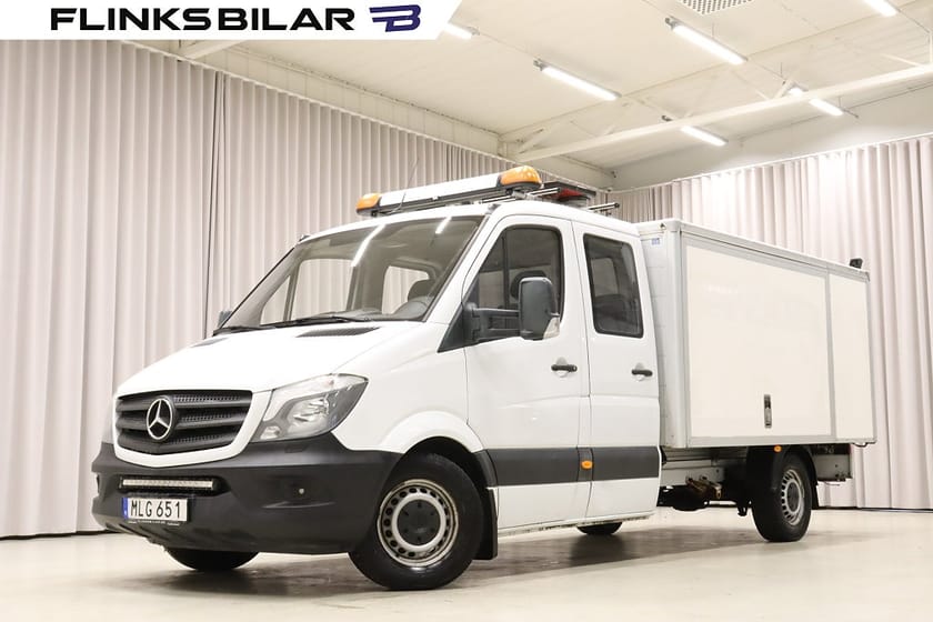 Bild 2 av Mercedes-Benz Sprinter 316 BlueTEC Chassi Crew cab Automat|6-Sits|Långkåpa|Leasebar