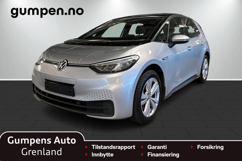 Bilde 1 av Volkswagen ID.3 Pro Performance 58kwh  204hk Navi/Oppv.ratt/ Serviceavtale +