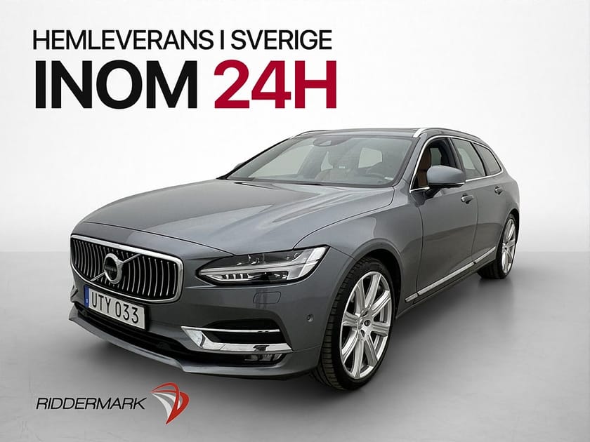 Bild 1 av Volvo V90 D5 AWD Inscription Pano B&W HUD 4-Zon Skinn Drag