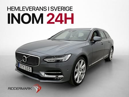 Volvo V90 D5 AWD Inscription Pano B&W HUD 4-Zon Skinn Drag